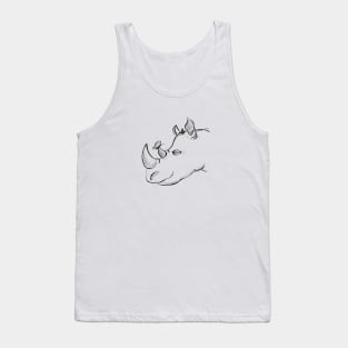 Rhino & Butterfly Tank Top